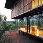 Permeable enclosure of an  immense space: A Holiday Bungalow  at Matale